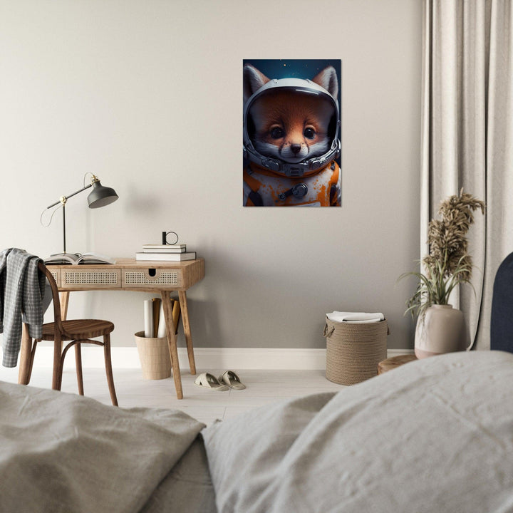 Fuchs Baby Astronaut Portrait - Printree.ch 3d illustration, Astronaut, Poster