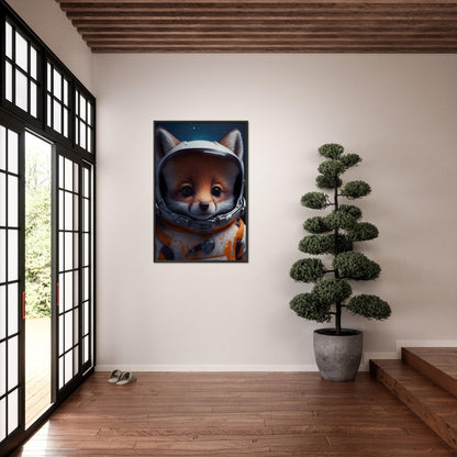 Fuchs Baby Astronaut Portrait - Printree.ch 3d illustration, Astronaut, Poster