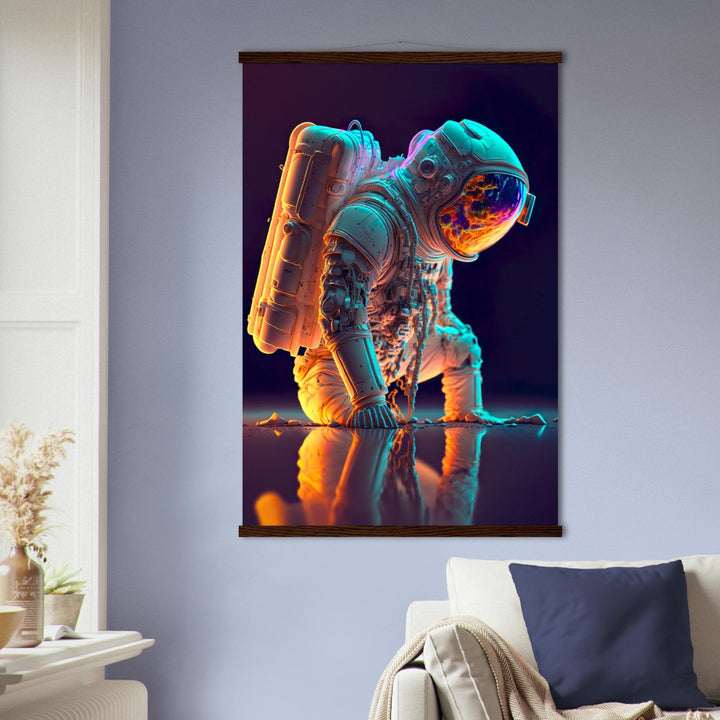 Galaktische Pioniere: Mutige Entdecker des Weltraums - Printree.ch AI, Astronaut, künstlich, Szenerie