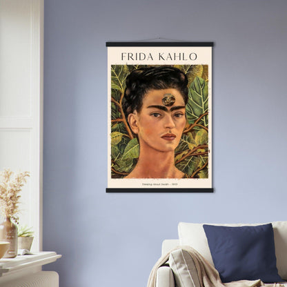 Gedanken an den Tod (Thinking About Death) Gemälde von Frida Kahlo - Printree.ch abstrakte frauen, frau, Frauen, Kunst, Malen, Maler, Malerei, Meisterwerk