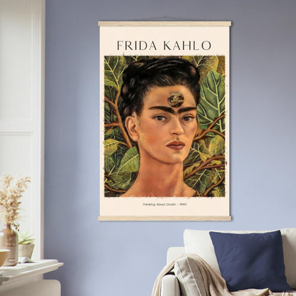 Gedanken an den Tod (Thinking About Death) Gemälde von Frida Kahlo - Printree.ch abstrakte frauen, frau, Frauen, Kunst, Malen, Maler, Malerei, Meisterwerk