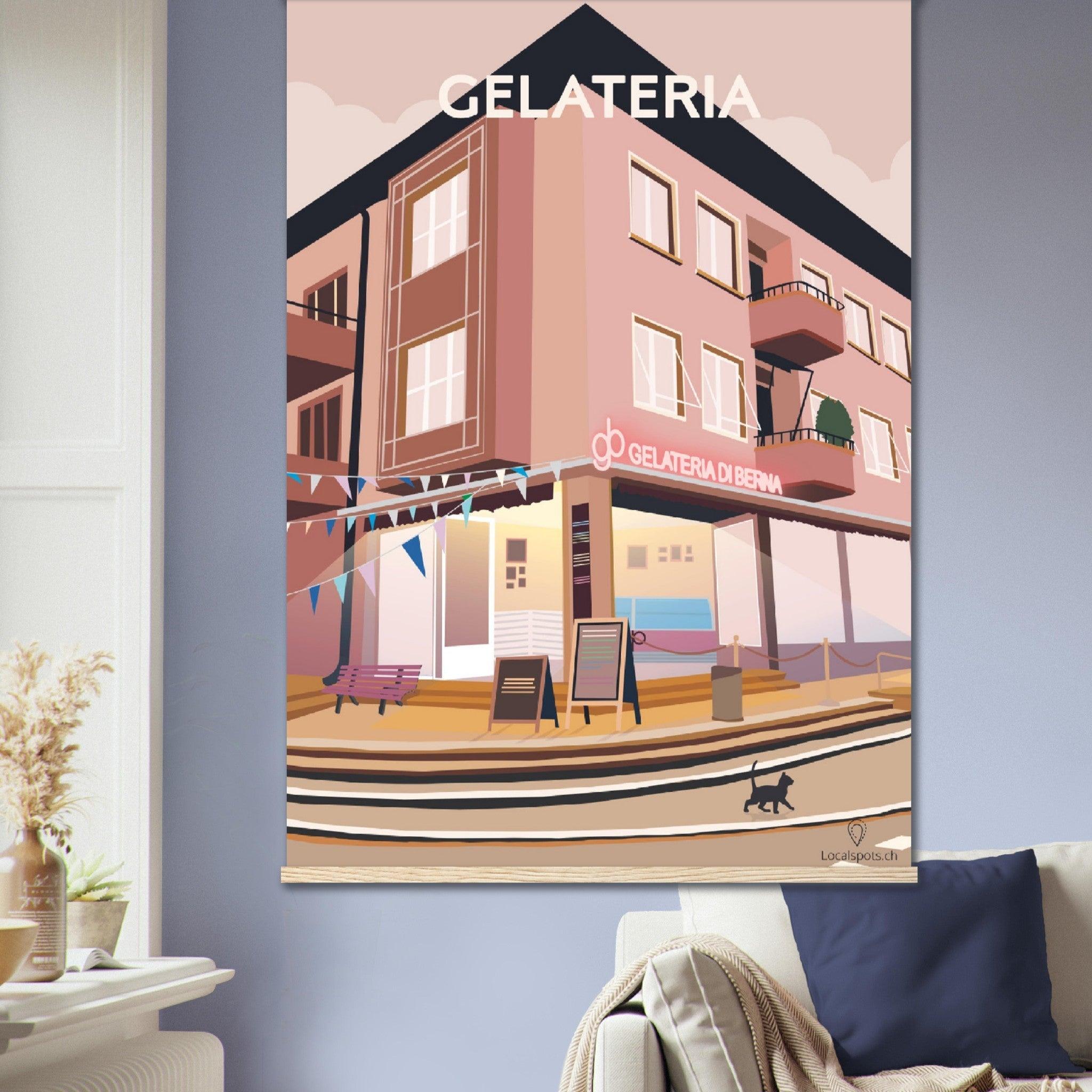 Gelateria by day - Printree.ch Localspot, Minimal, Minimalismus