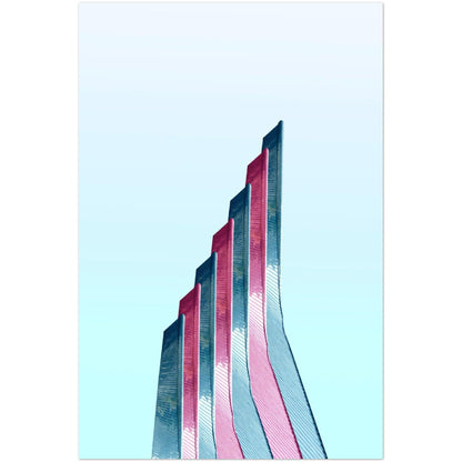 Gemotrische Architektur - Printree.ch architecture, architekt, Architektur, Fotografie, gebäude, Minimal, minimalist, minimalistisch, pastel, pastell, Simone Hutsch, Unsplash