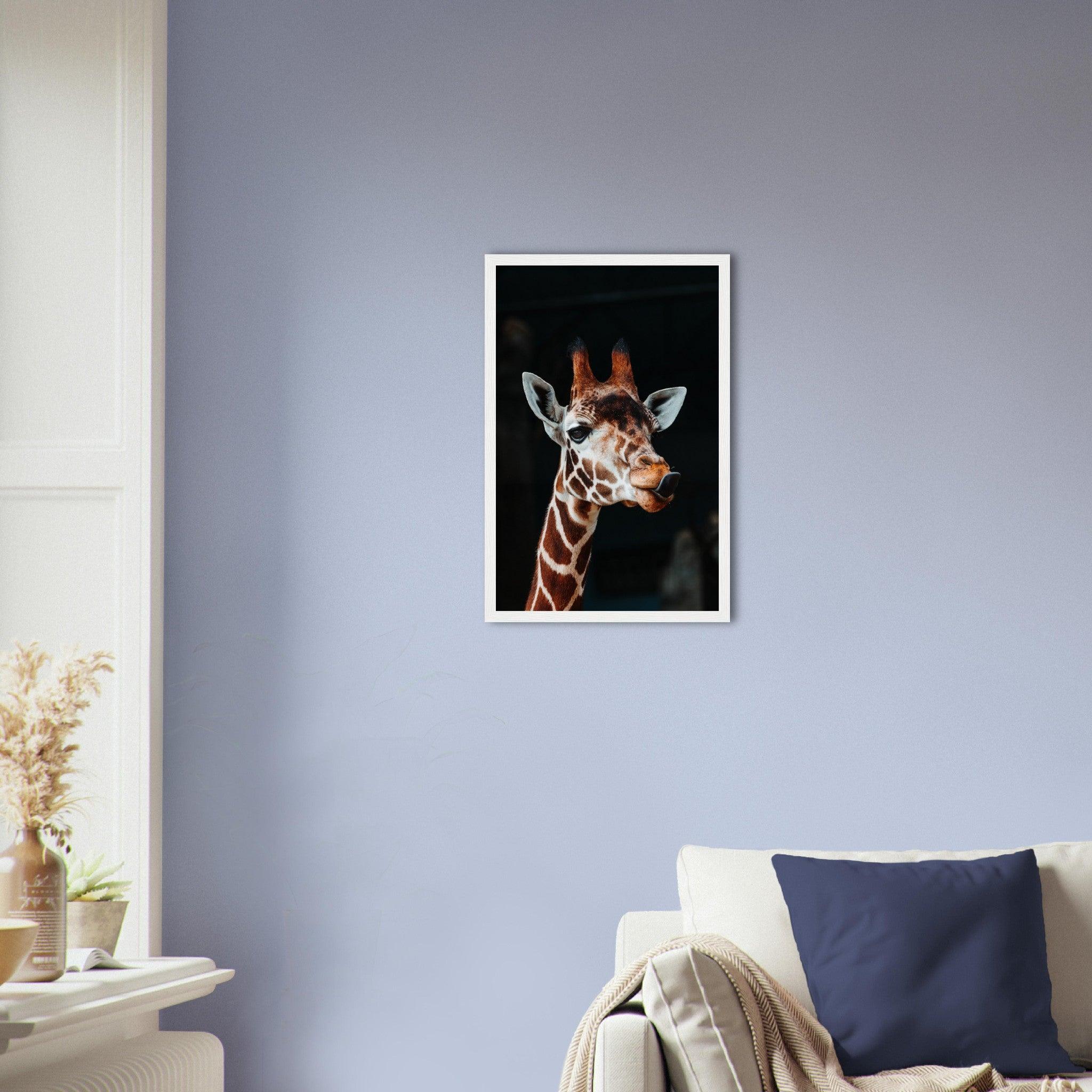 Giraffenposter: Naturzauber. - Printree.ch Foto, Fotografie, Tier, Tiere, Tierthemen, Unsplash, Wildtiere