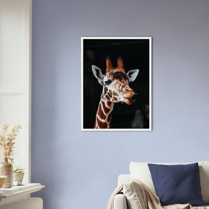 Giraffenposter: Naturzauber. - Printree.ch Foto, Fotografie, Tier, Tiere, Tierthemen, Unsplash, Wildtiere