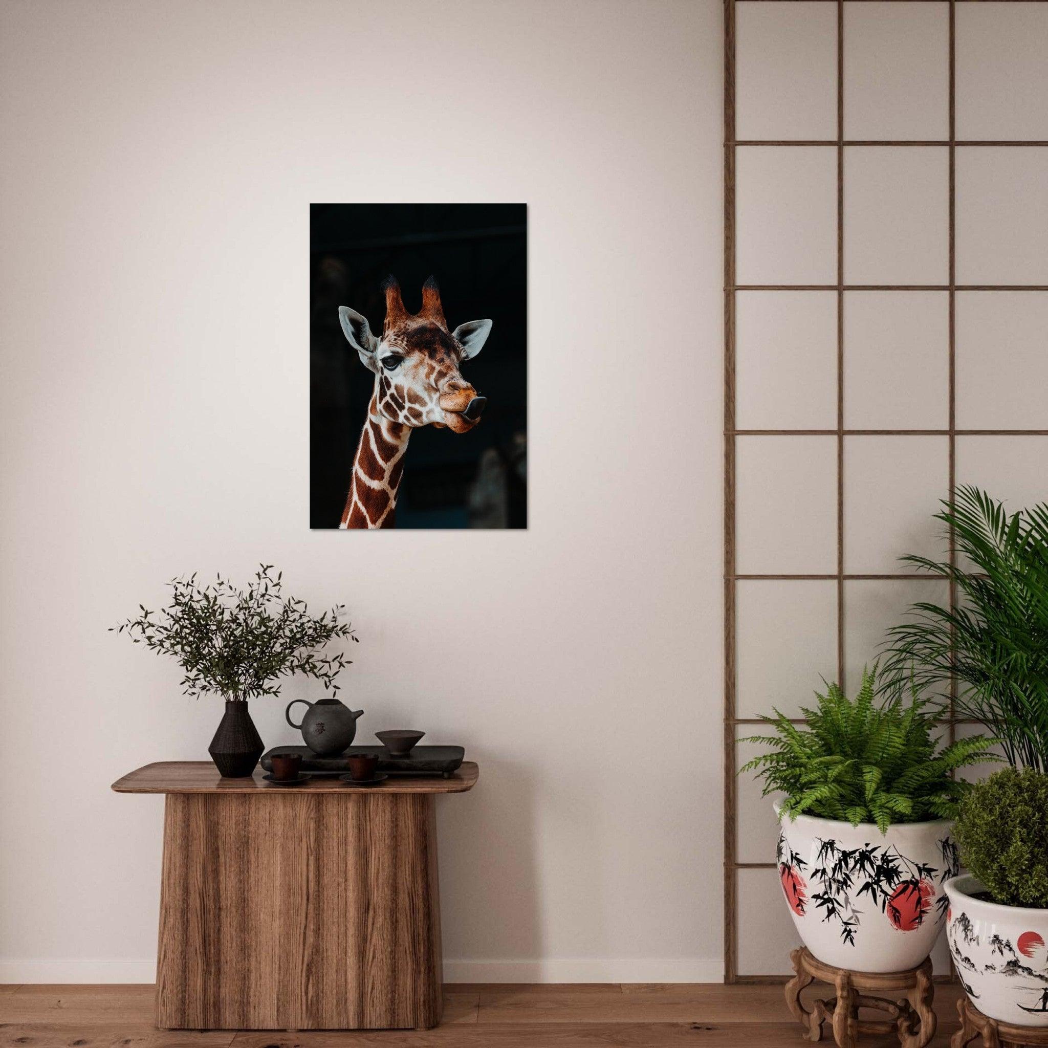 Giraffenposter: Naturzauber. - Printree.ch Foto, Fotografie, Tier, Tiere, Tierthemen, Unsplash, Wildtiere