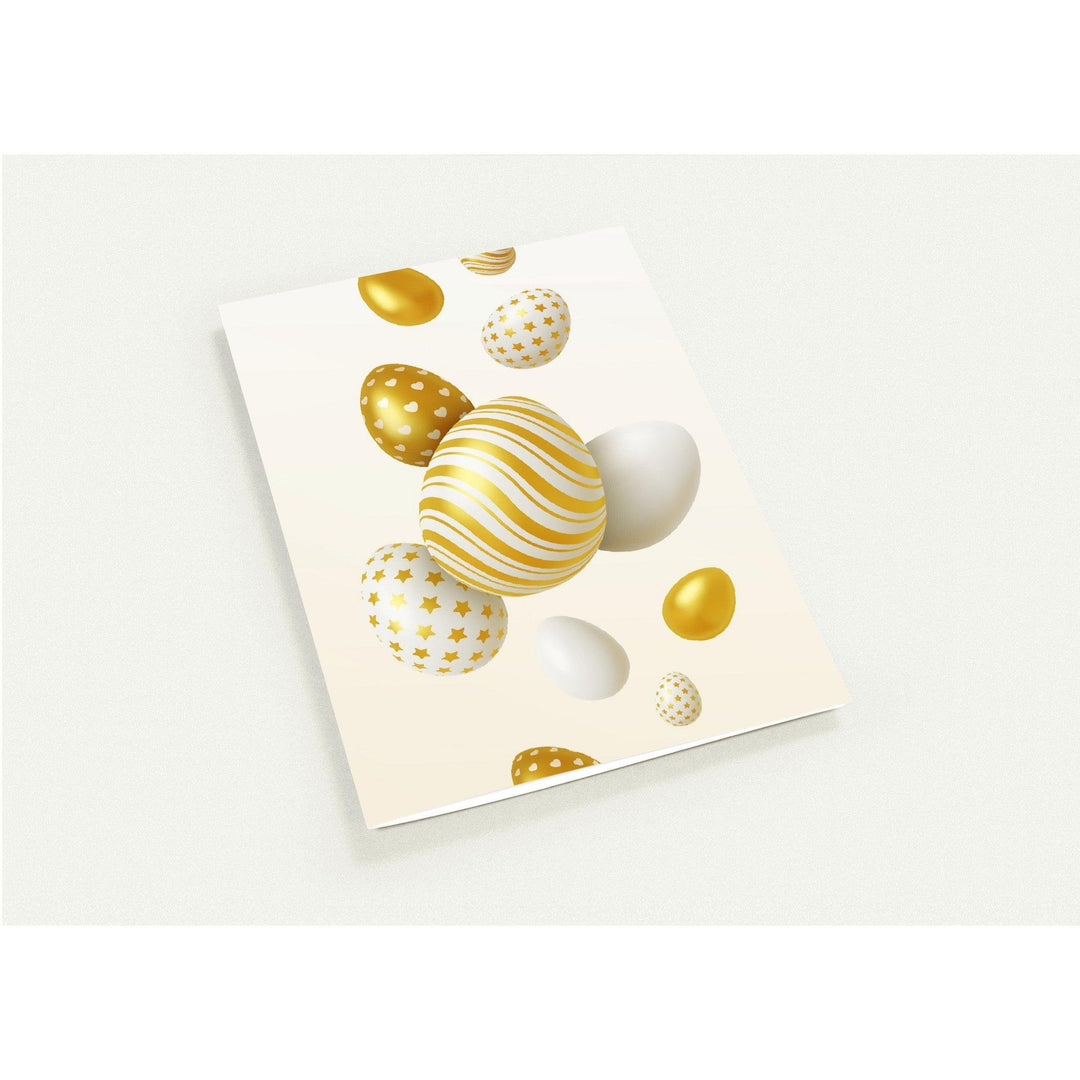 Goldene Ostern Set mit 10 Klappkarten - Printree.ch Karte, Karten, Ostern