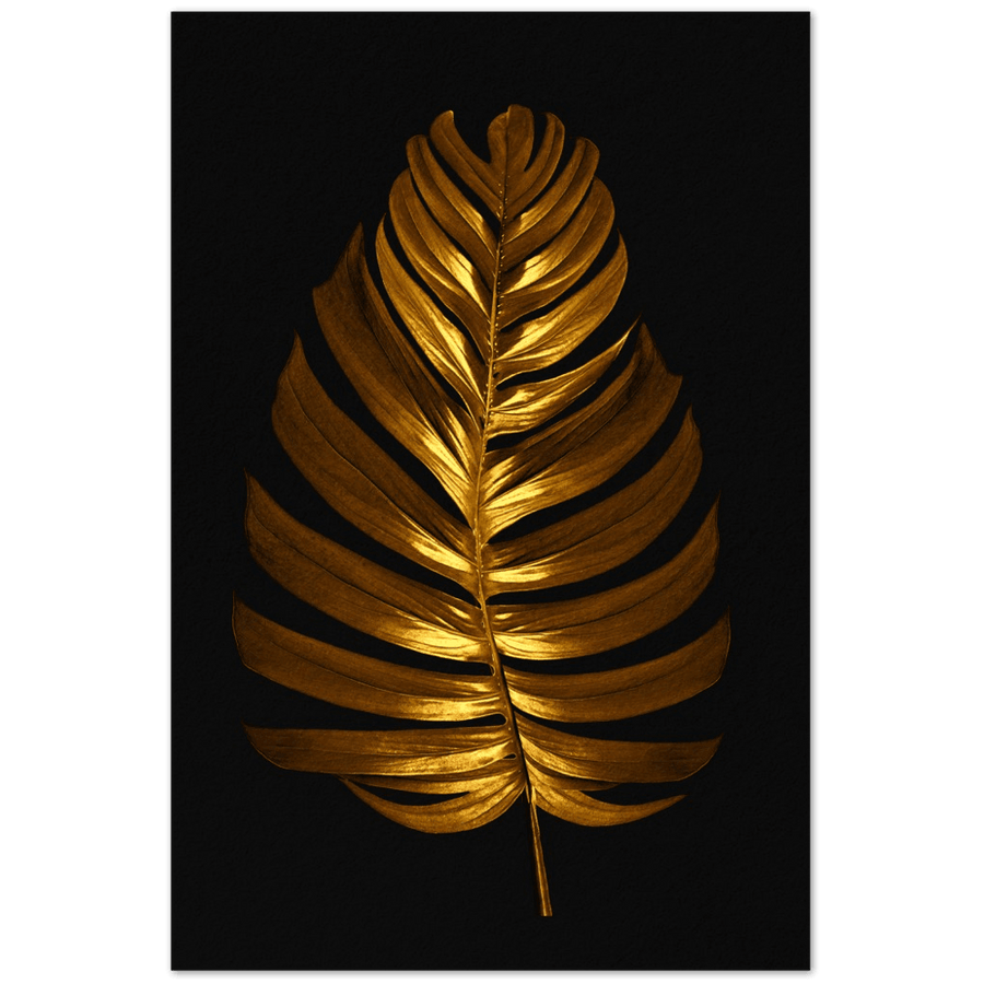 Goldenes Blatt - Printree.ch Gold, luxus, Palme, palmen, Palmenblatt
