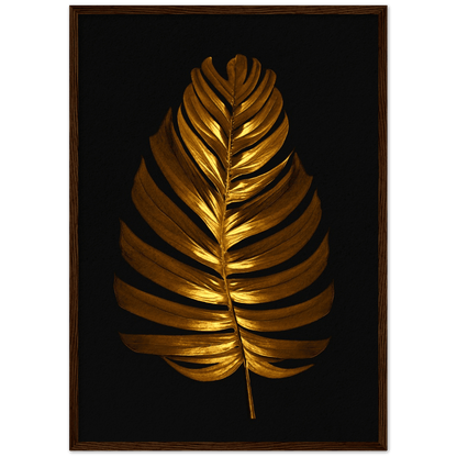 Goldenes Blatt - Printree.ch Gold, luxus, Palme, palmen, Palmenblatt