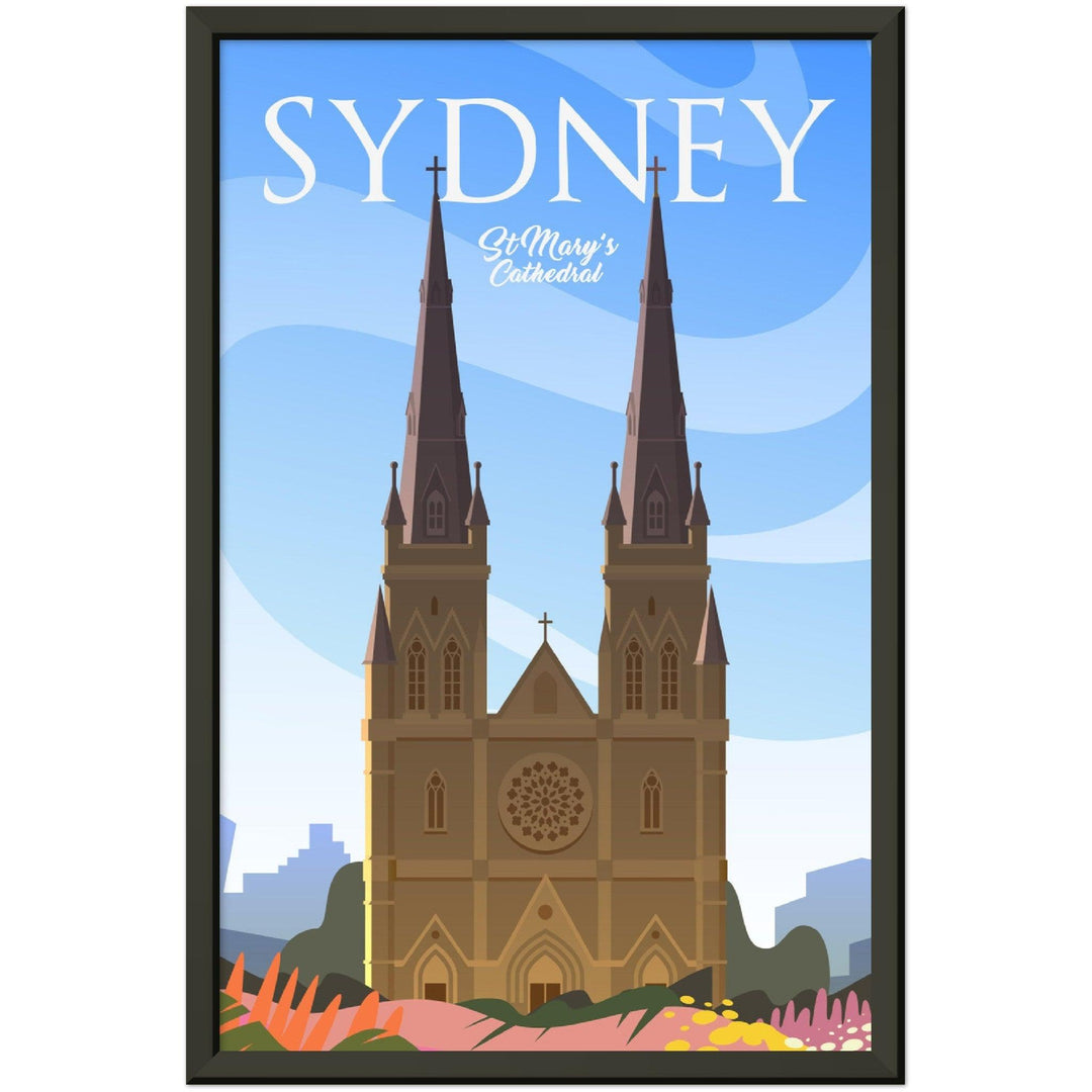 Hochwertiges Sydney Poster auf mattem Papier - 200 g/m² - Printree.ch Illustration, Poster, travel poster