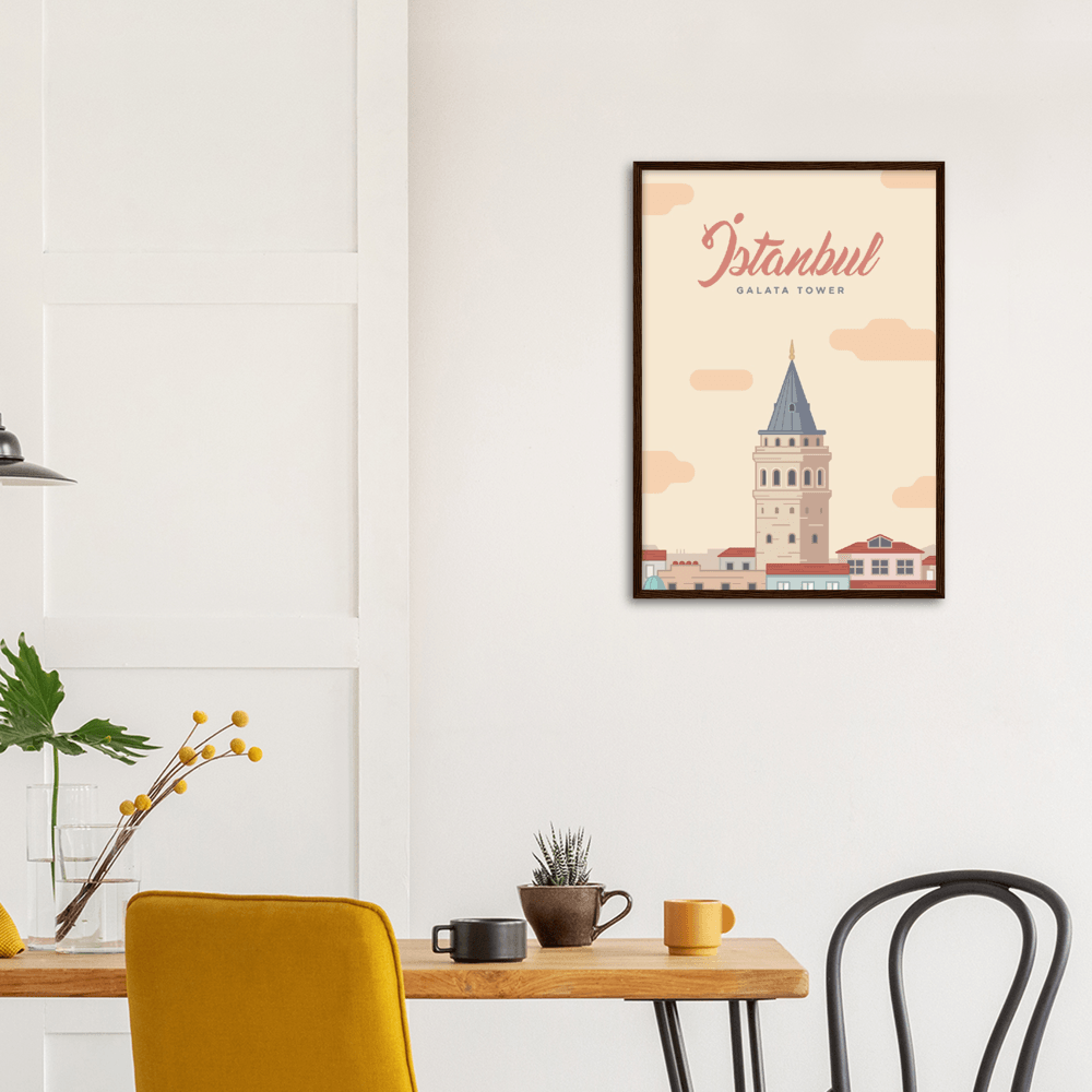 Istanbul - Printree.ch minimalistisch, touristische reise, travel poster