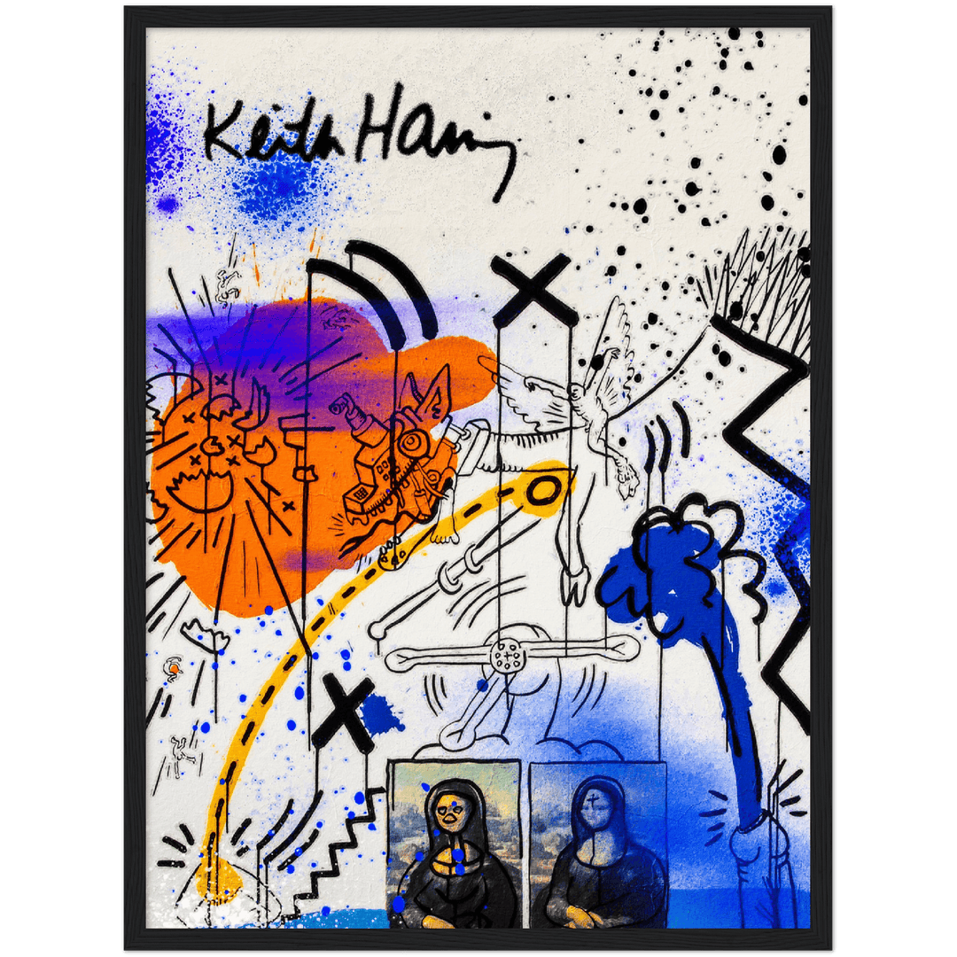 Keith Haring Chaos - Printree.ch Pop ART, popart