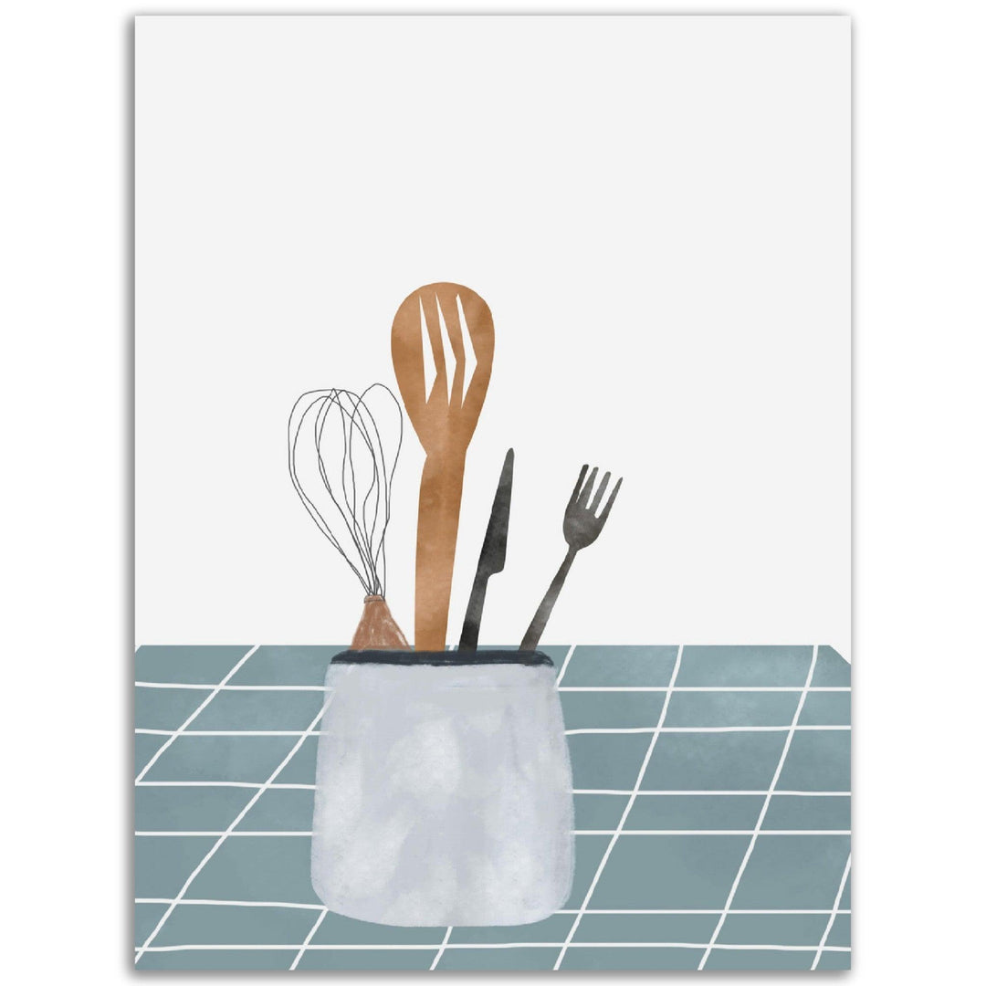 Kulinarisches Meisterwerk - Printree.ch hand drawn, handgezeichnet, Illustration, küche