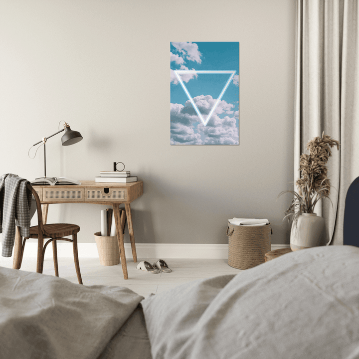 Kunstcollage mit schönem blauen Himmel - Printree.ch 