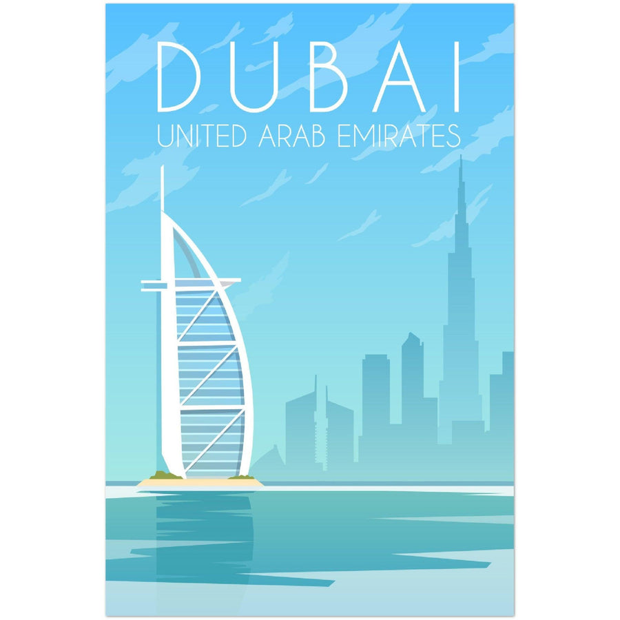 Kunstdruck "Dubai Dreams" - Printree.ch Illustration, Poster, travel poster