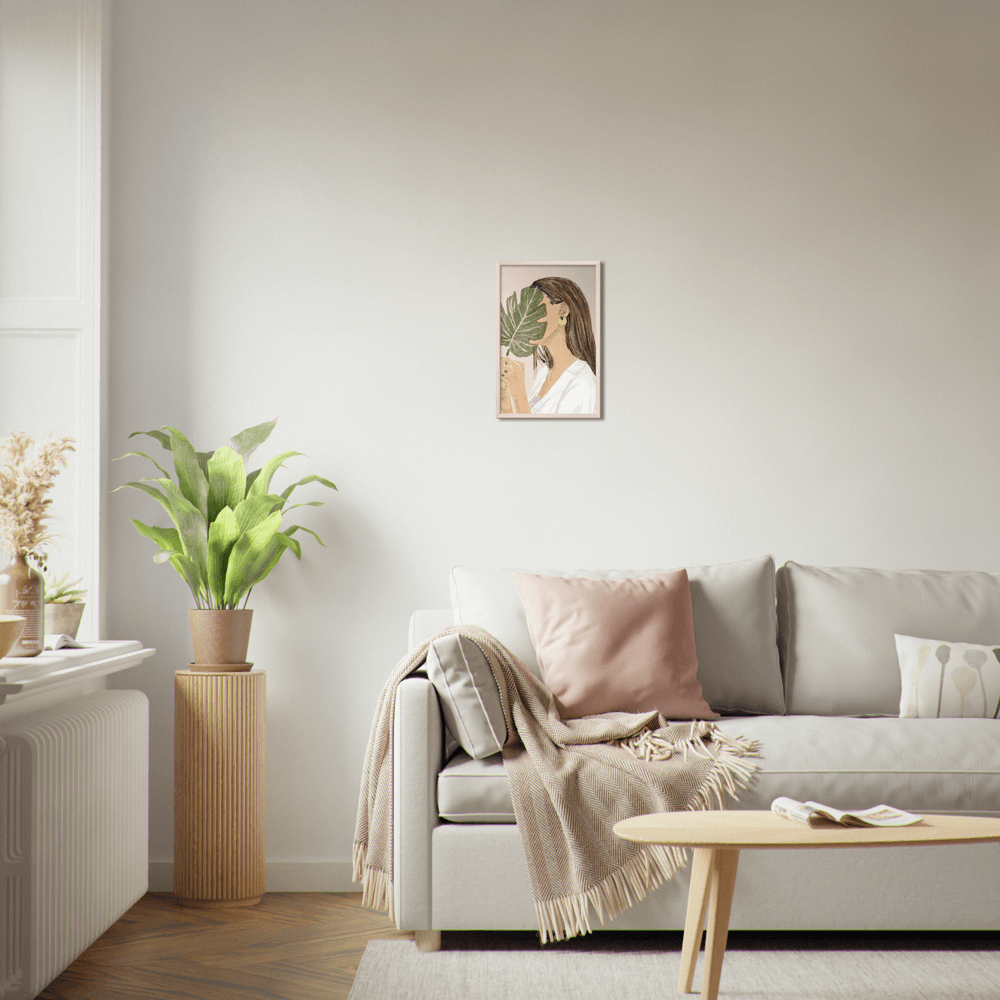Kunstgenuss: Hochwertiges Poster für dein Zuhause! - Printree.ch frau, Frauengesicht, handgezeichnet, Illustration, Zeichnungen