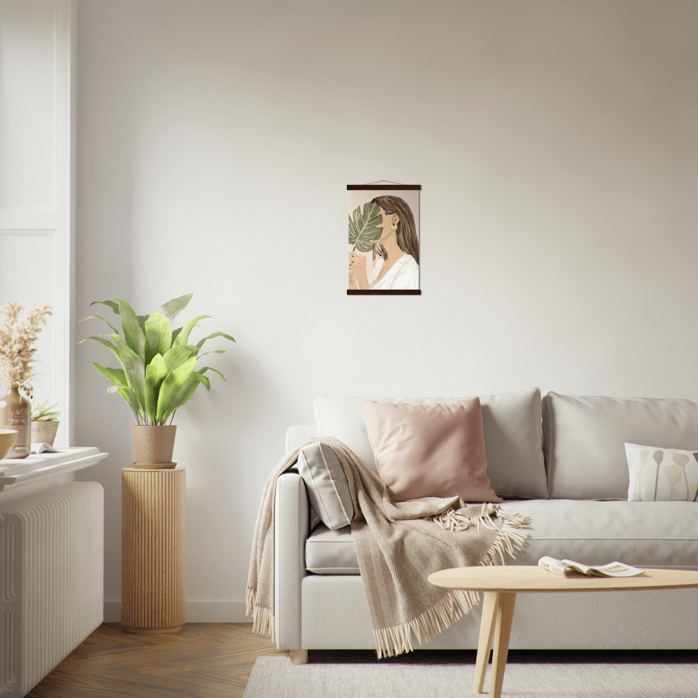 Kunstgenuss: Hochwertiges Poster für dein Zuhause! - Printree.ch frau, Frauengesicht, handgezeichnet, Illustration, Zeichnungen