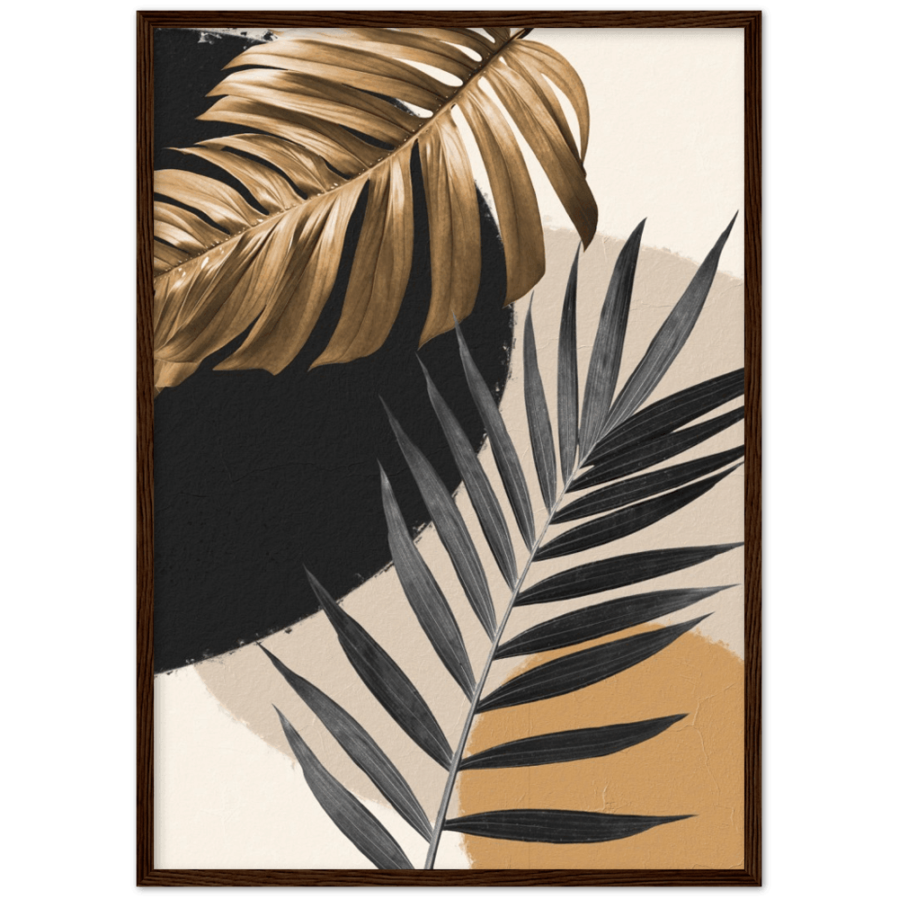 Kunstvolles Meisterwerk - Printree.ch Blatt, Blume, Blätter, botanisch, Dekoration, Design, Dschungel, exotisch, Flora, floral, Gold, Grafik, Illustration, Karte, Kunst, Kunstwerk, Laub, Mode, Monstera, Natur, Palme, Paradies, Pflanze, Sammlung, schwarz, Sommer, tropisch, Wald, Zeichnung, Zweig