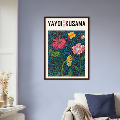 Kusama Blumen - Printree.ch Kunst