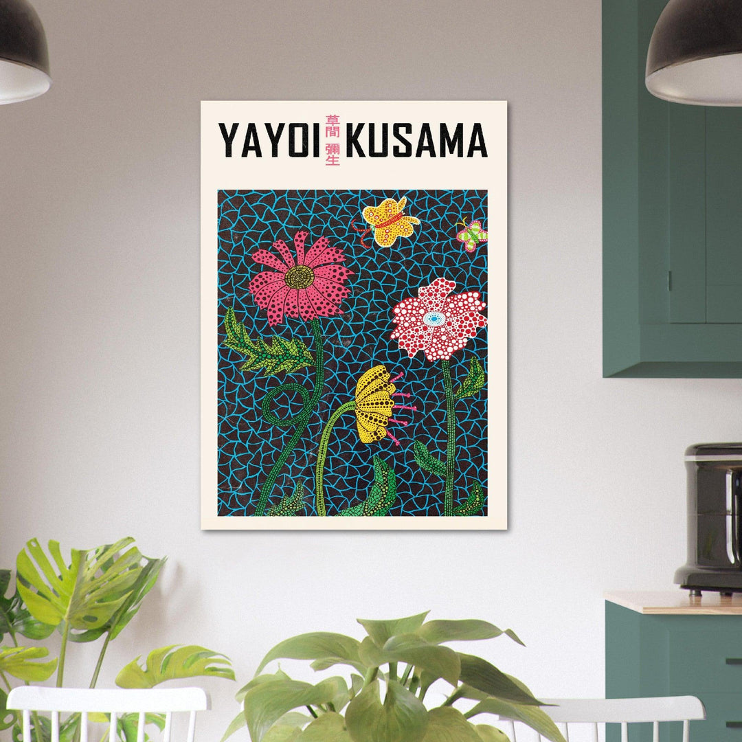 Kusama Blumen - Printree.ch Kunst