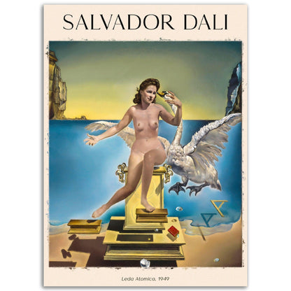 Leda Atomica Gemälde von Salvador Dalí - Printree.ch abstrakte frauen, frau, Frauen, Kunst, Malen, Maler, Malerei, Meisterwerk