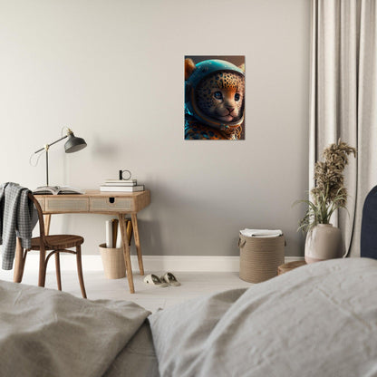 Leopard Baby Astronaut Portrait - Printree.ch 3d illustration, Astronaut, Poster