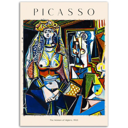 Les femmes d'Alger Picasso - Printree.ch Kunst, Malen, Maler, Malerei, Meisterwerk