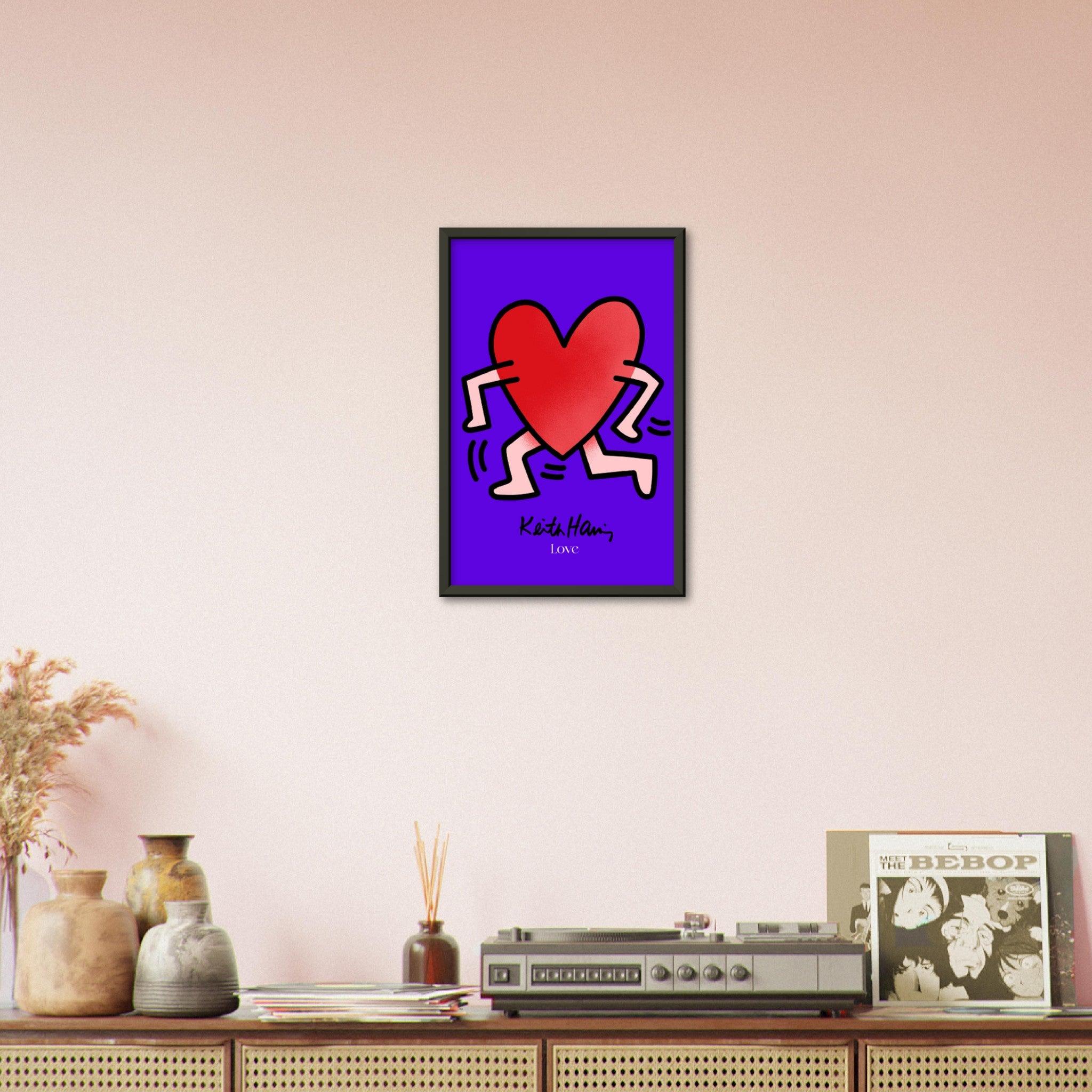 Love: Haring Keith - Printree.ch Kunst, Kunstdruck