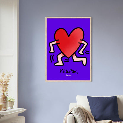 Love: Haring Keith - Printree.ch Kunst, Kunstdruck