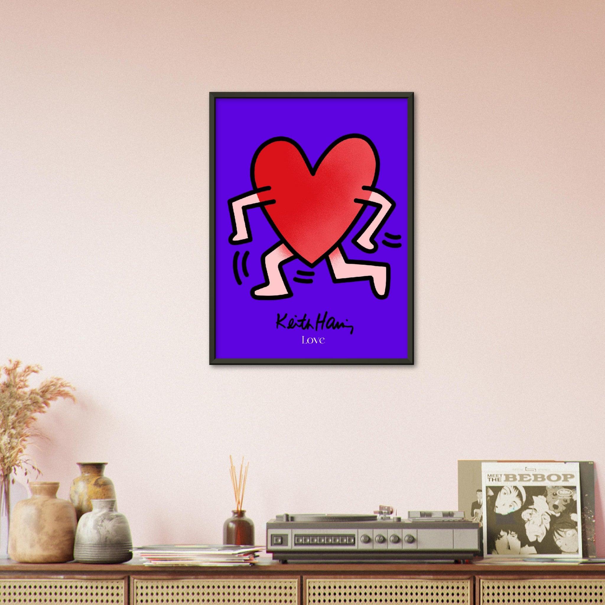 Love: Haring Keith - Printree.ch Kunst, Kunstdruck