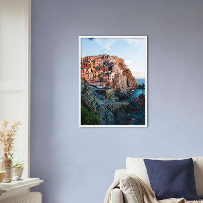 Manarola, Italy - Printree.ch architektur, berühmt, cinque, cinque terre, dorf, europa, farbig, Foto, Fotografie, italien, italienisch, küste, landschaft, ligurien, manarola, mediterran, meer, natur, reisen, riomaggiore, schön, sommer, stadt, stadtbild, strand, terre, tourismus, urlaub, vernazza, wahrzeichen, ziel