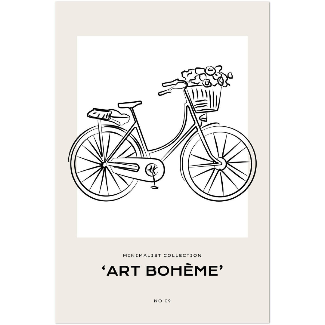 MINIMALIST COLLECTION 'ART BOHÈME' NO 09 - Printree.ch Poster