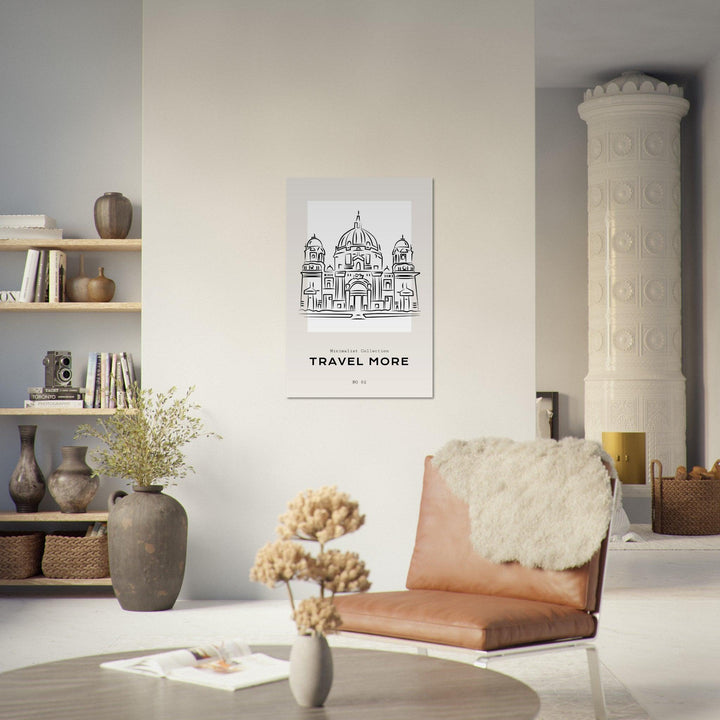Minimalistische Reisekollektion NO 02 - Elegantes Poster für Zuhause oder Büro - Printree.ch Illustration, Line-Art, Minimal, minimalist, minimalistisch, Poster, Silhouette