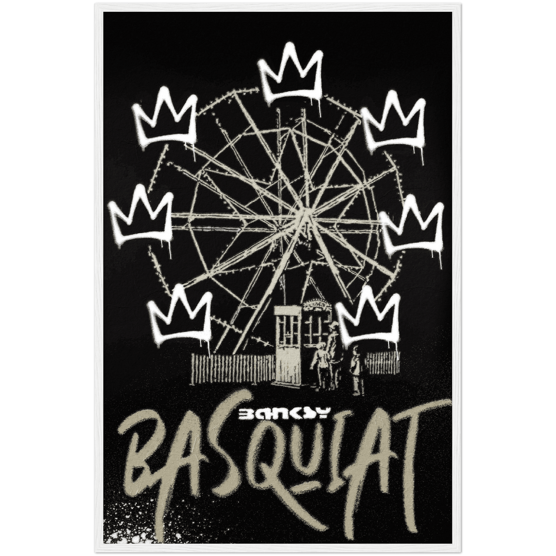 Mix of Bansky / Jean-Michel Basquiat - Printree.ch Pop ART, popart