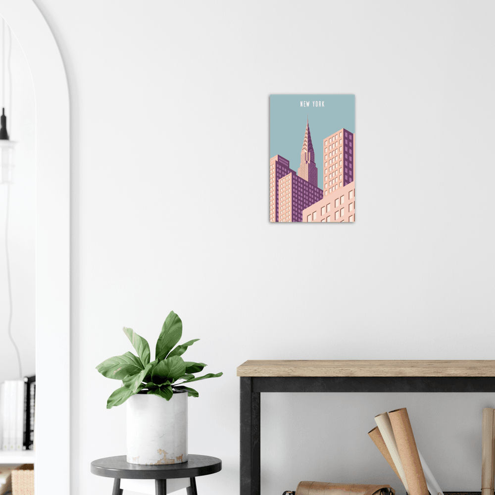 New York - Printree.ch minimalistisch, touristische reise, travel poster
