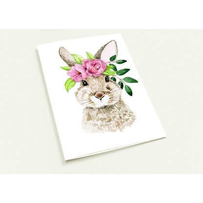 Osterhase mit Blumen Ostern Set mit 10 Klappkarten - Printree.ch Karte, Karten, Ostern