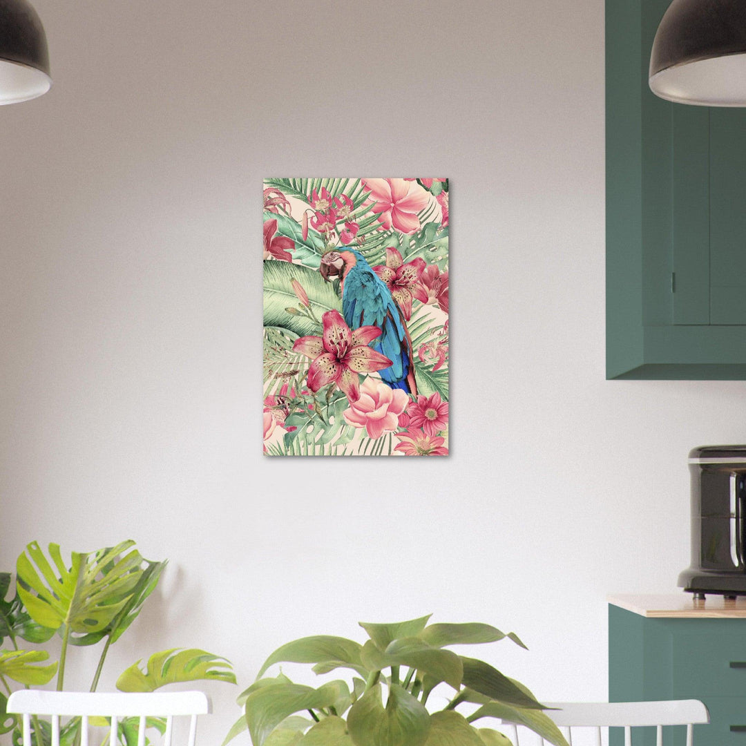 Papagei und Blumen - Andrea Haase - Printree.ch Andrea Haase, Vertikal