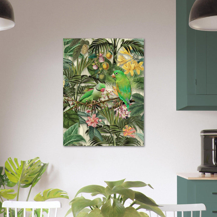 Papageien im Dschungel - Ein Fest der Farben - Andrea Haase - Printree.ch Andrea Haase, Vertikal