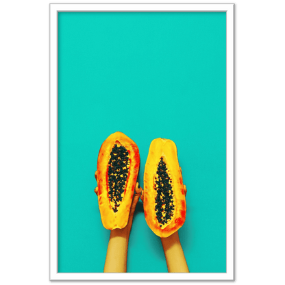 Papaya minimalistischer Lifestyle - Printree.ch abschnitt, aufgeschnitten, dessert, diät, exotisch, frisch, frische, frucht, gesund, halb, hintergrund, isoliert, kern, köstlich, lebensmittel, lecker, nahrung, natürlich, orange, papaya, reif, roh, saftig, scheibe, schnitt, süss, tropisch, vegetarisch, weiss