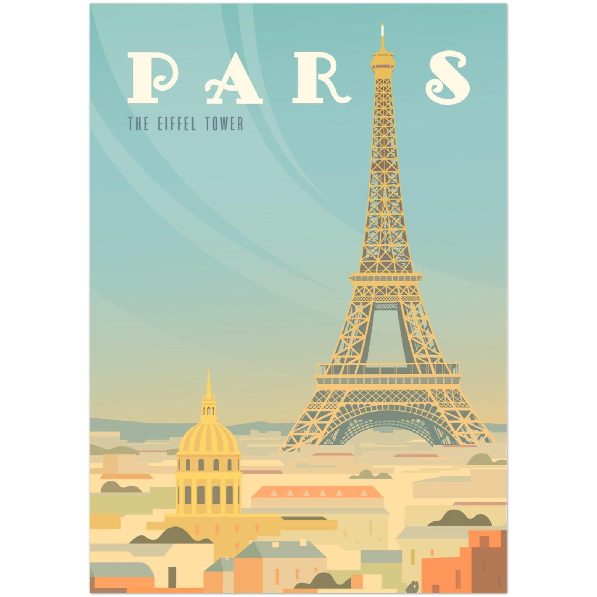 Paris Poster: Die Schönheit der Stadt der Liebe in Ihrem Zuhause - Printree.ch Illustration, Poster, travel poster