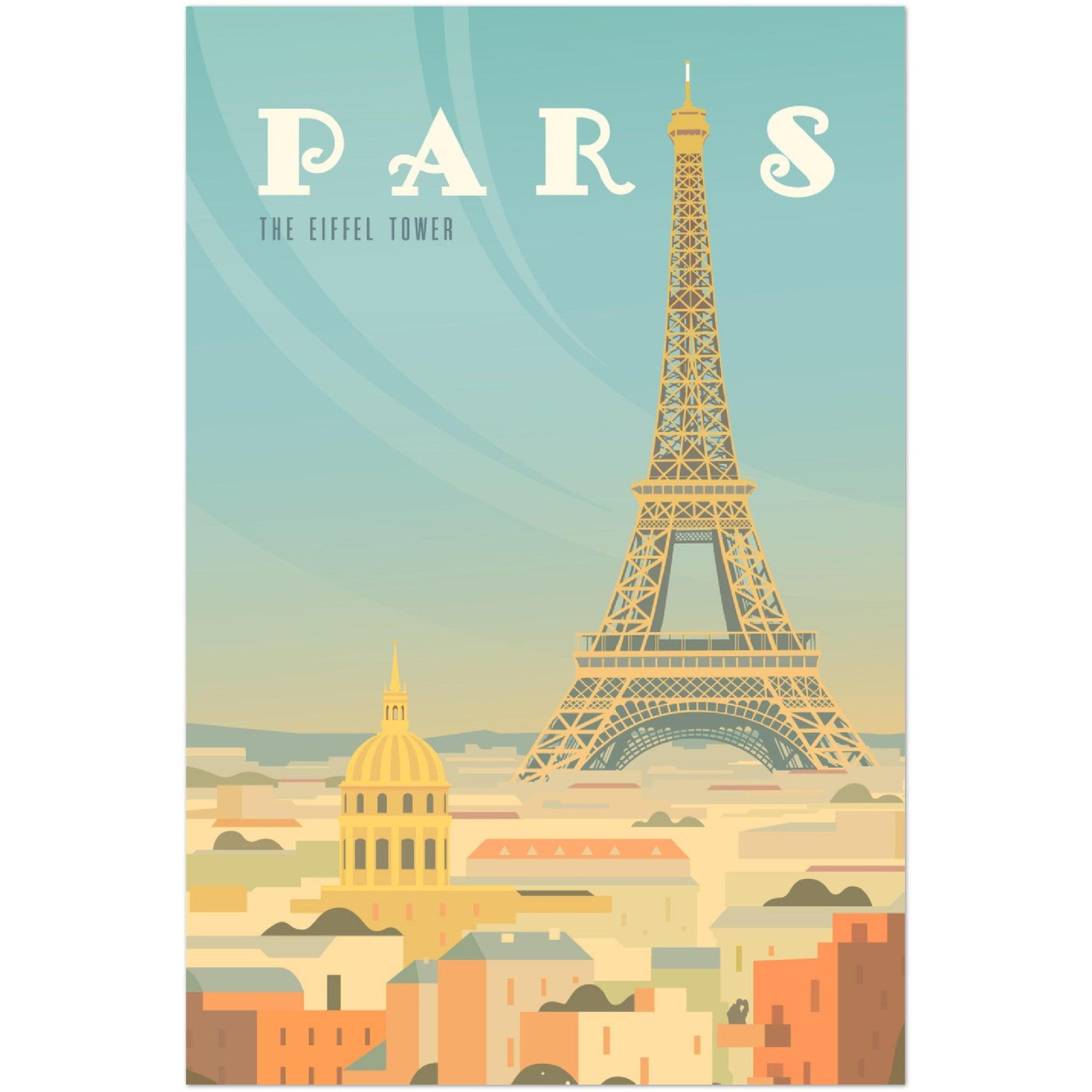 Paris Poster: Die Schönheit der Stadt der Liebe in Ihrem Zuhause - Printree.ch Illustration, Poster, travel poster