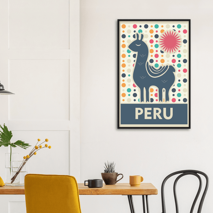 Peru - Printree.ch minimalistisch, touristische reise, travel poster