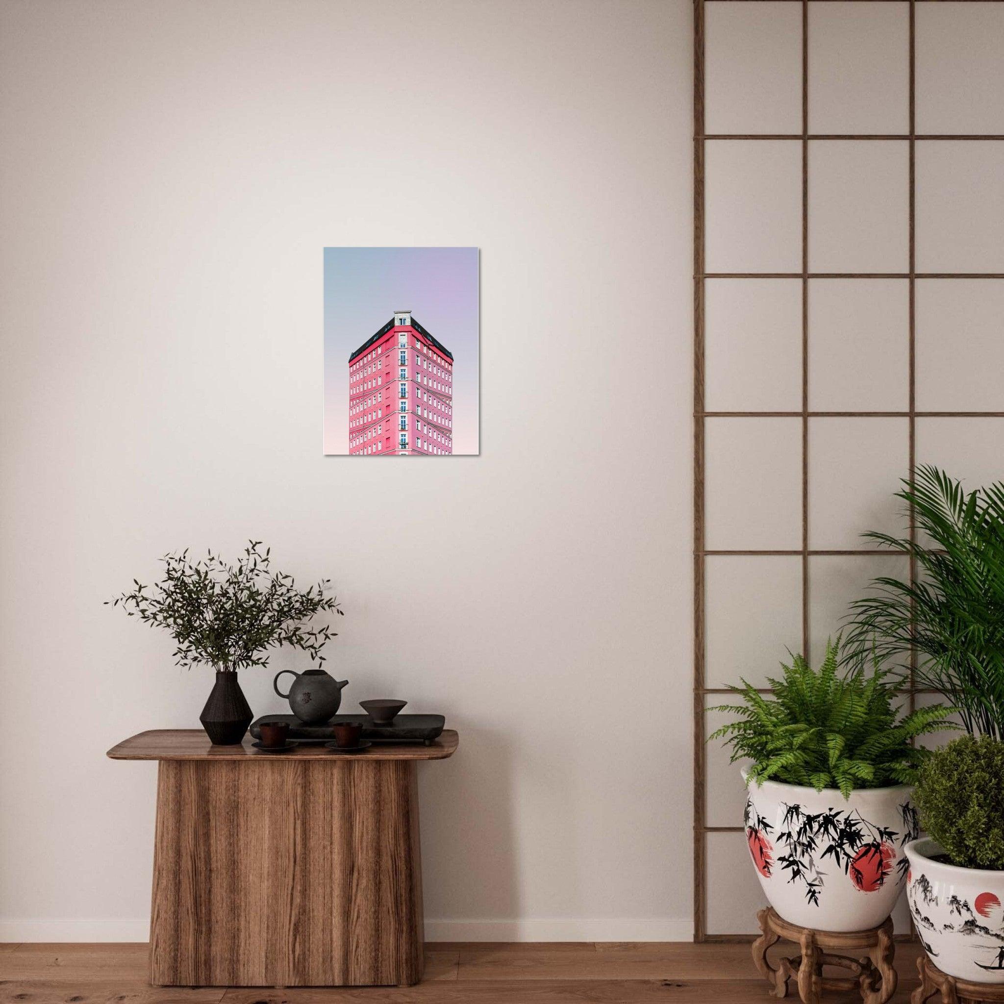 Pink - Printree.ch architecture, architekt, Architektur, Fotografie, gebäude, Minimal, minimalist, minimalistisch, pastel, pastell, Simone Hutsch, Unsplash