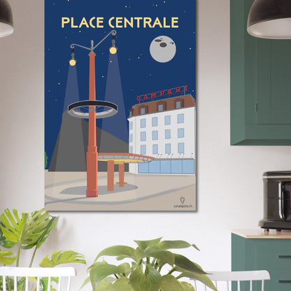 Place Centrale Biel. - Printree.ch Localspot, Minimal, Minimalismus