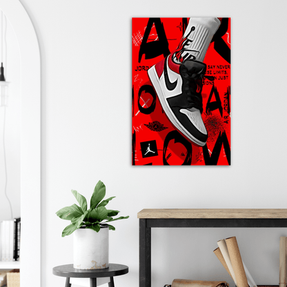 Pop Art Low Red - Printree.ch Aufmerksamkeitserregend, Ausdrucksstark, Dynamisch, Edgy, Einzigartig, Energetisch, Farbenfroh, Grafisch, Ikonisch, Inspirierend, Jugendbewegung, Jugendkultur, Jugendlich, Kunstvoll, Lebendig, Lifestyle, Mode, Pop-Art, Pop-Kultur, popart, Retro, Sneaker, Sportlich, Stilvoll, Streetstyle, Symbolisch, Trendy, Unverwechselbar, Urban, Zeitgenössisch