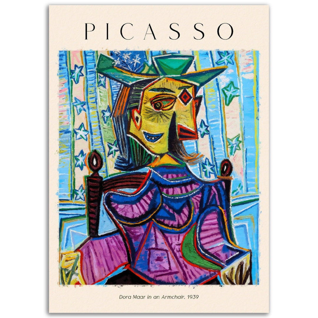 Porträt von Dora Maar Picasso - Printree.ch abstrakte frauen, frau, Frauen, Kunst, Malen, Maler, Malerei, Meisterwerk