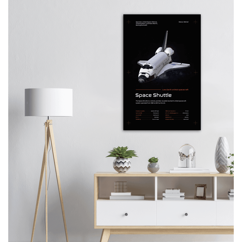 Raumfähre Museumsqualität Poster - Printree.ch 3d illustration, 3d render, astronaut, astronomie, blau, canaveral, columbia, entdecker, erde, erforschen, erforschung, fantasie, galaxie, himmel, hintergrund, illustration, karte, kosmonaut, kosmos, planet, shuttle, stern, system, technologie, textur, umlaufbahn, universum, weltraum, wissenschaft