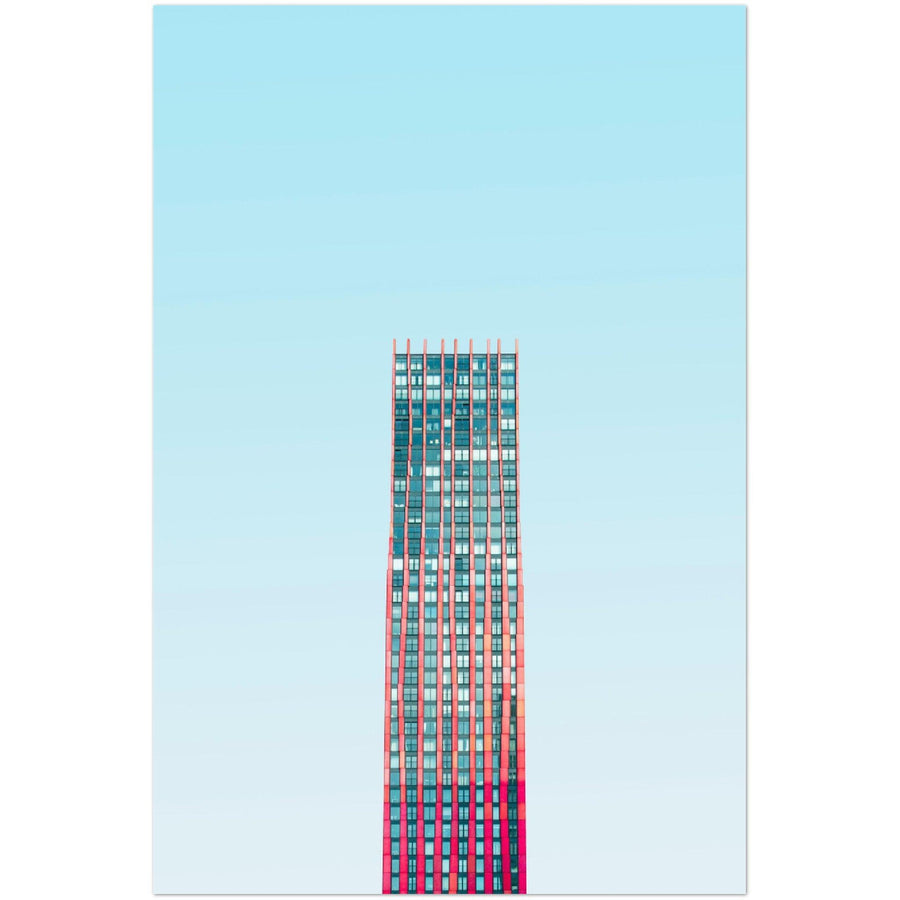 Red Apple Rotterdam - Printree.ch architecture, architekt, Architektur, Fotografie, gebäude, Minimal, minimalist, minimalistisch, pastel, pastell, Simone Hutsch, Unsplash
