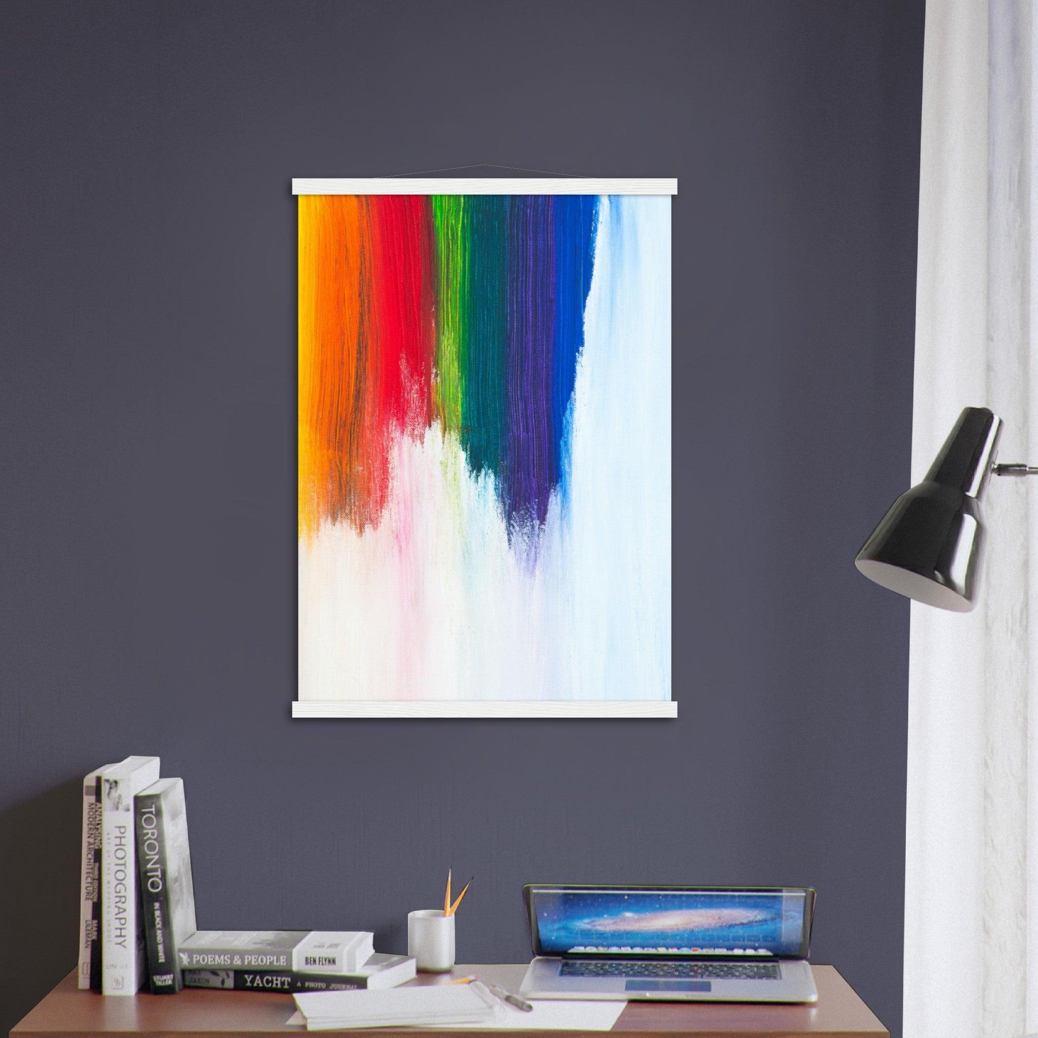 Regenbogenzauber - Printree.ch abstrakt, CHat, Illustration, Kunst, Kunstdruck, modern