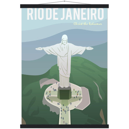 Rio de Janeiro Poster: Museumsqualität für dein Zuhause! - Printree.ch Illustration, Poster, travel poster